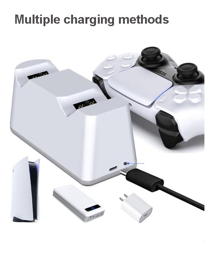 NIBEMINENT Colourful Luminous 2 Fast Charger For PS5 Controller  - Image 3