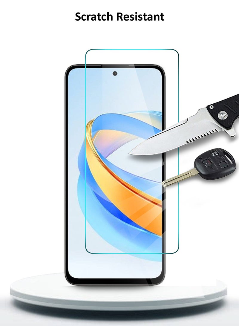 Wtech Premium Series Curved Edges 9H 2.5D Tempered Glass Screen Protector For Honor X7b 5G 2024 Clear - Image 3