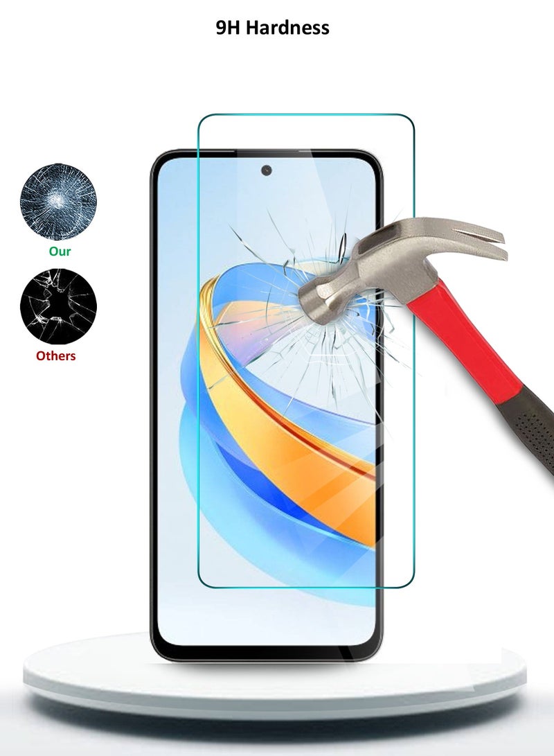 Wtech Premium Series Curved Edges 9H 2.5D Tempered Glass Screen Protector For Honor X7b 5G 2024 Clear - Image 4