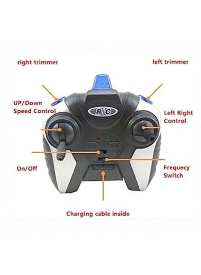 Advanced Remote Control Helicopter with Lights Durable Helicopter Toy for Kids & Adults Easy to Fly Stable Flight and Rechargeable Battery