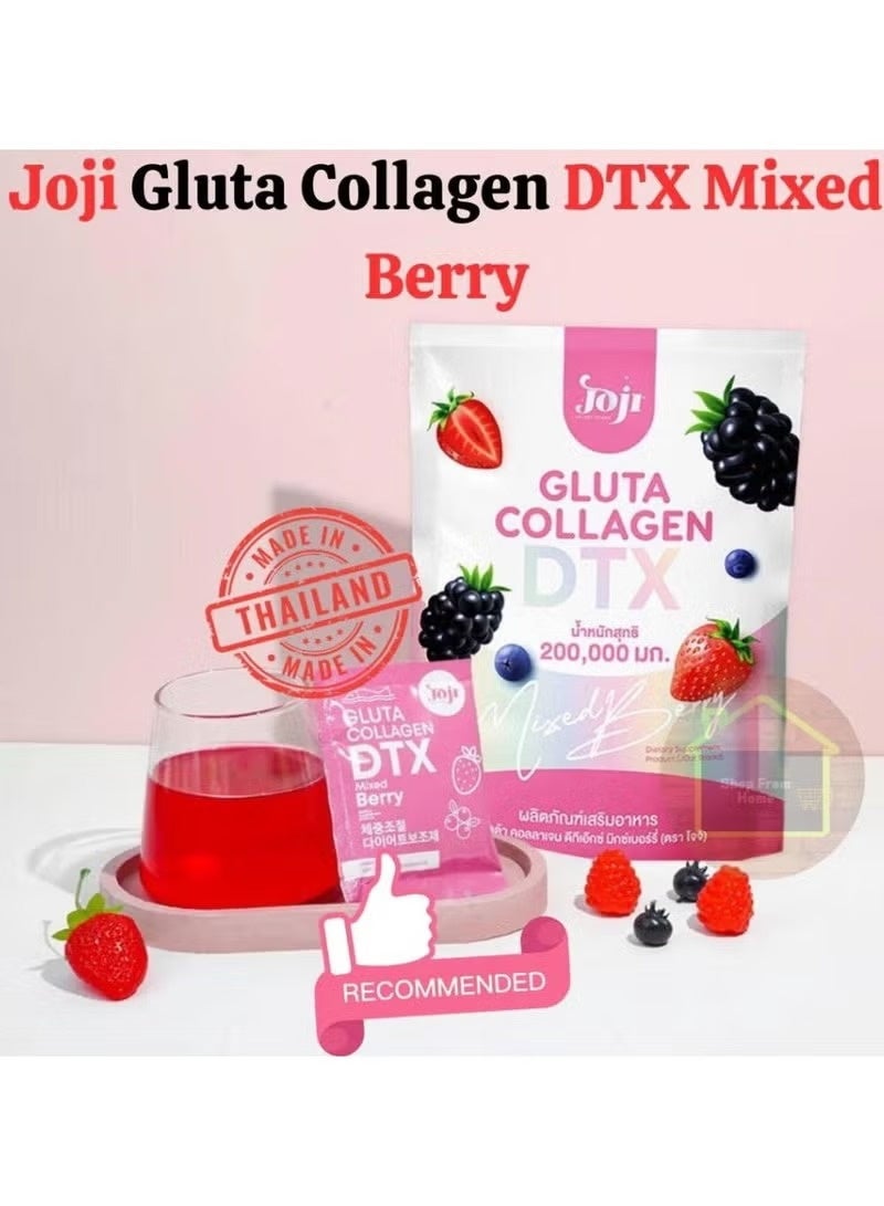 Joji Gluta Collagen DTX Mixed Berry 200000mg | Daily Glow & Detox Drink with Glutathione, Fiber & Antioxidants - Image 4