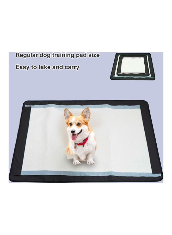 إسكدنيا حامل وسادة التبول للكلاب أسود 34x3x34سم - Image 4