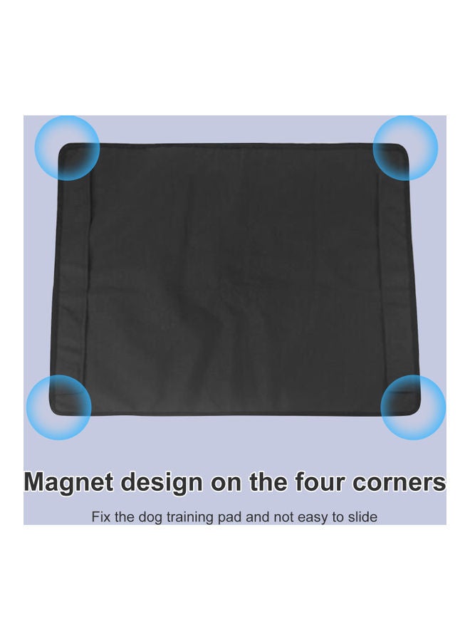 إسكدنيا حامل وسادة التبول للكلاب أسود 34x3x34سم - Image 5