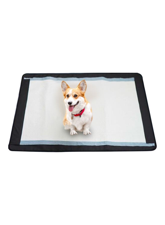 إسكدنيا حامل وسادة التبول للكلاب أسود 34x3x34سم - Image 2