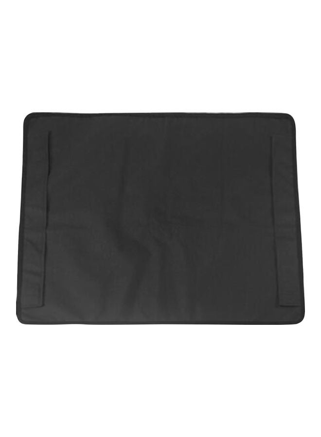 إسكدنيا حامل وسادة التبول للكلاب أسود 34x3x34سم - Image 1