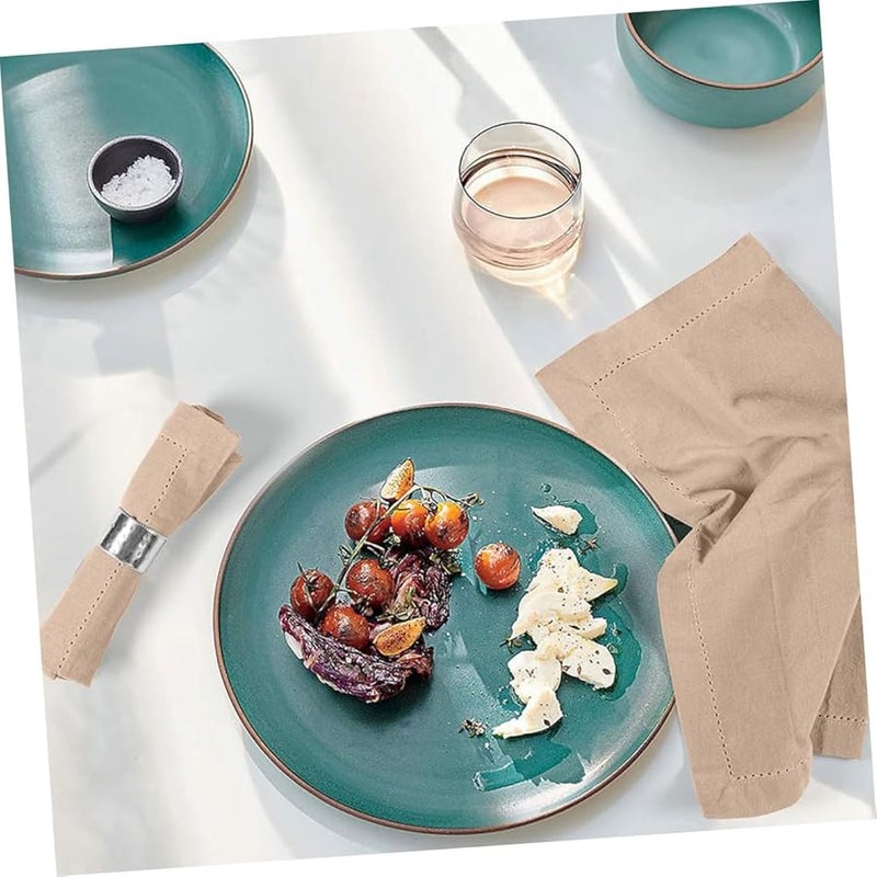 مجموعة مناديل قماش قابلة للغسل على طراز المنزل الريفي لديكور طاولة الطعام وسجاد المطبخ - Image 4