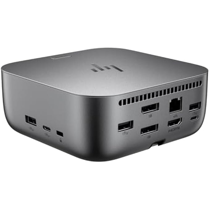 HEWLETT PACKARD 180W G6 THUNDERBOLT 4 ULTRA DOCK PORT REPLICATOR BUNDLE W/DKZ HUB (UNIVERSAL THUNDERBOLT/USB-C DOCKING STATION, SINGLE CABLE FOR CHARGING, DATA TRANSFERS TO ANY BRAND LAPTOP) 9X481UT#ABA - Image 3