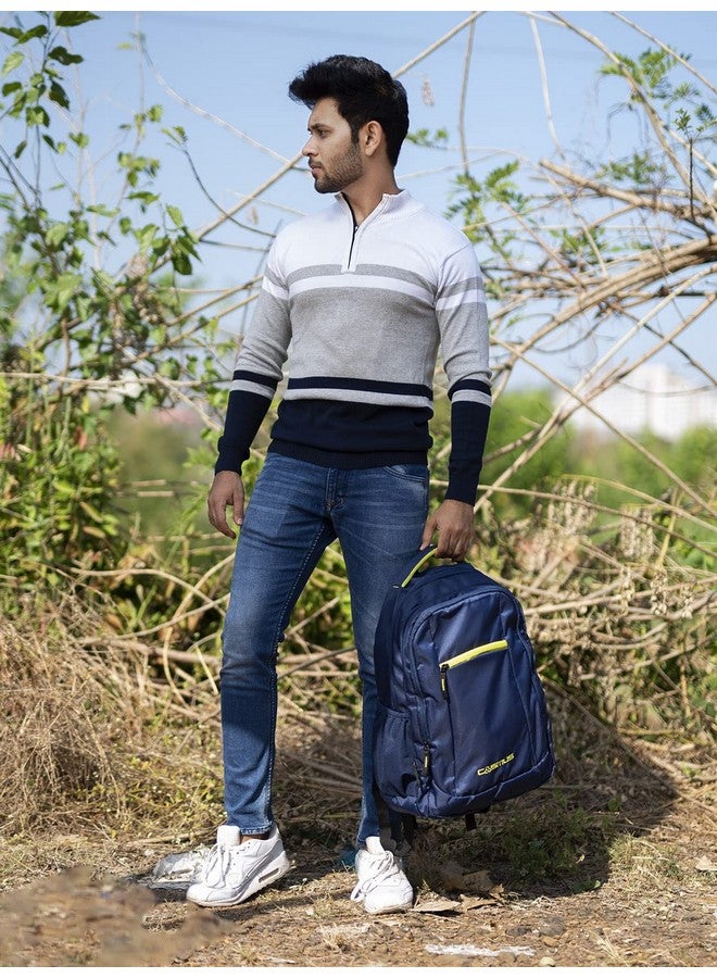 COSMUS WEBSTAR 45 CM LAPTOP BACKPACK 35 LTRS LARGE SCHOOL BAG/TRAVEL BAGPACK (NAVY) - Image 2