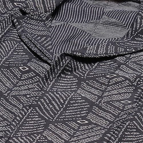 BIBA Women's Poly Viscose PRINTED Long Length MIX AND MATCH Jacket(MONOCHRO18927_MARB.CRB_36), Large, Multicolor - Image 3