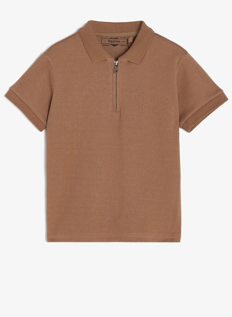 ريبلز مع نمشي Boys Short Sleeves Polo T-Shirt & Shorts Set