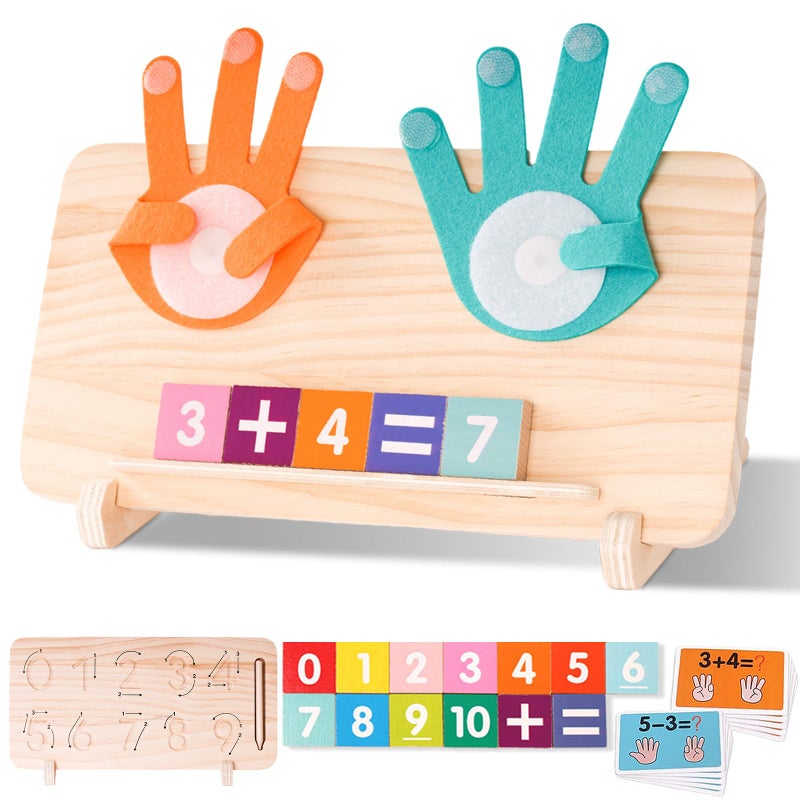 Hirger Preschool Learning Toys for Toddlers 24 Educational Math Manipulatives Number Counting Blocks for Kids Montessori Toy for 3 4 5 6 Year Old Boys Girls Birthday Gifts - Image 3