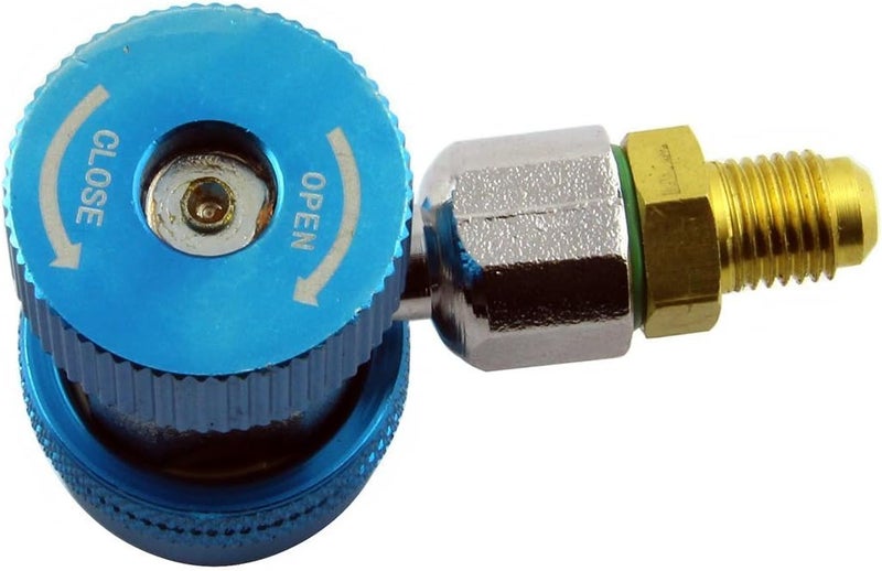 eoocvt R134a Quick Coupler Adapters 90 Deg High LOW A/c Air Conditioning Manifold Freon - Image 4