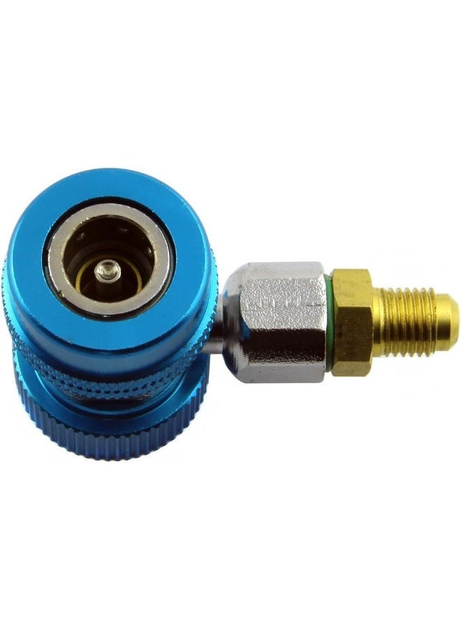 eoocvt R134a Quick Coupler Adapters 90 Deg High LOW A/c Air Conditioning Manifold Freon - Image 5