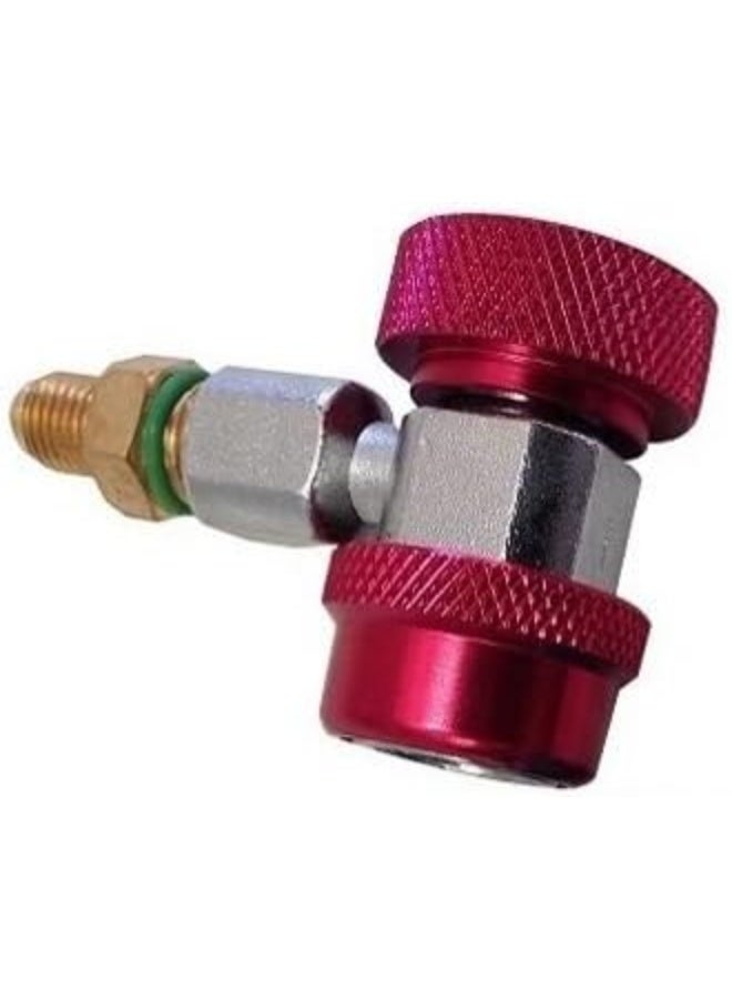 eoocvt R134a Quick Coupler Adapters 90 Deg High LOW A/c Air Conditioning Manifold Freon - Image 2