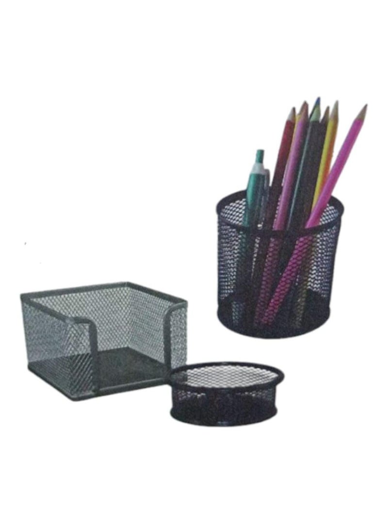 3-Piece Metal Mesh Office Set Black - pzsku/Z332A0F2242796E2A686AZ/45/_/1739789937/abccda94-198f-42d8-ae73-b5f5a5c87f80