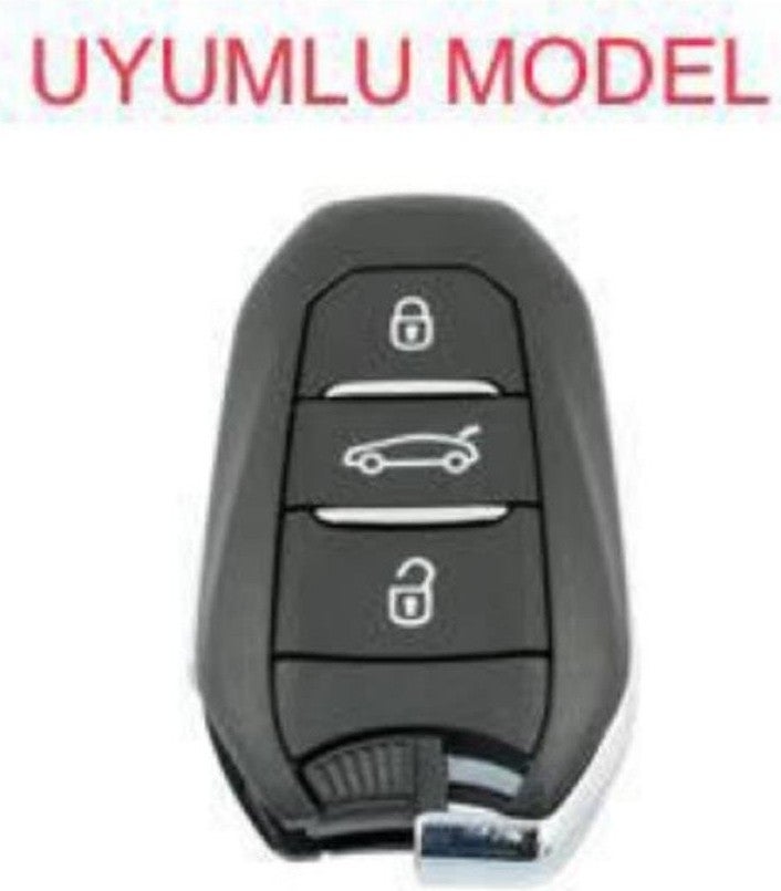 Şenyıldız Aksesuar Peugeot 208 308 508 2008 3008 5008 Rifter Key Protection Case Switchless Keyless Start