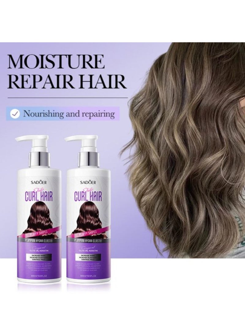 Elastic Curl Hair Fluffy Shaped Plumping Hydra Elastin 300ml