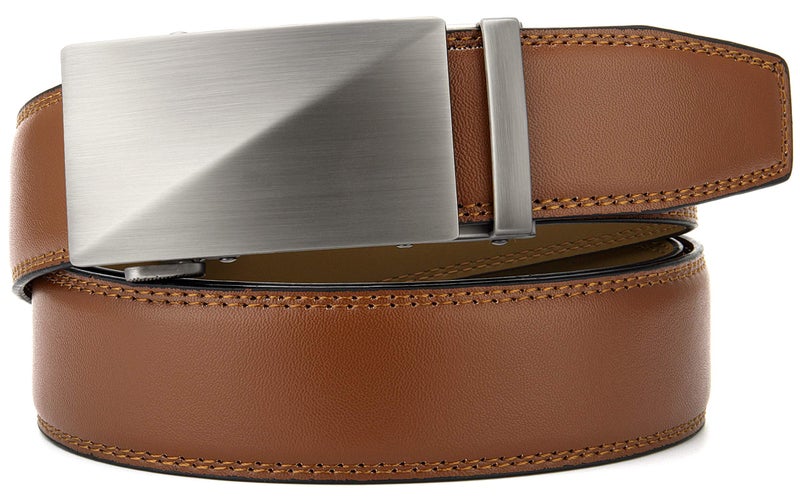 CHAOREN CHAOREN Mens Belt Leather Ratchet Belt - Customizable Fit, Effortless Style (35mm)  - Image 5