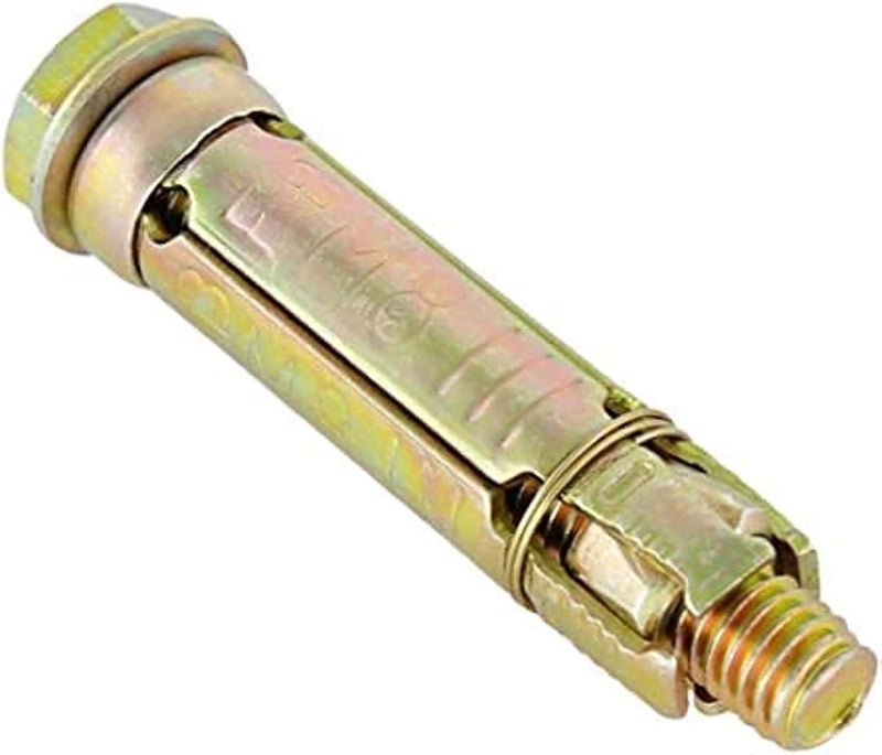 AQSON 8mm Hexagon Fix Bolt - Pack of 10 Steel Fasteners