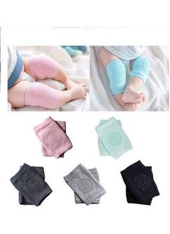 Baby Knee Pads For Crawling Antislip Padded Stretchable Elastic Cotton Soft Breathable Comfortable Knee Cap Elbow Safety Protector 1 Pair
