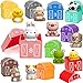 Aigybobo Learning Toys for 123 Year Old Toddlers 20Pcs Farm Animals Toys Montessori Counting Matching  Sorting Fine Motor Games Christmas Birthday Easter Gift for Baby Boys Girls Age 1218 Months - Image 4