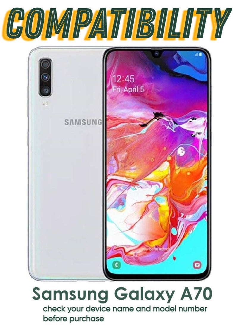 أكاليكس 4 قطع، حماية شاشة، لهاتف سامسونج جالاكسي A70، جودة ممتازة. - Image 3