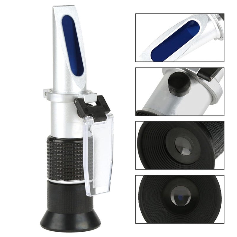 Honey Refractometer, Professional 58-90% Accurate Refractometer, Non Slip Honey Sugar Tester Meter, Sugar Test Meter for Bee Keeping Honey Molasses - Image 5