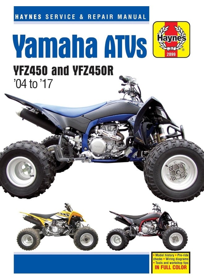 Yamaha YZF450 & YZF450R ATV Repair Manual: 2004-15 