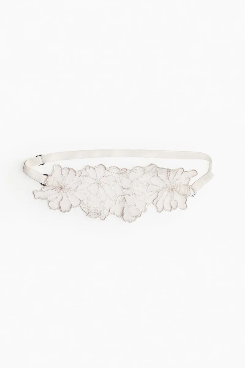 H&M Embroidered garter