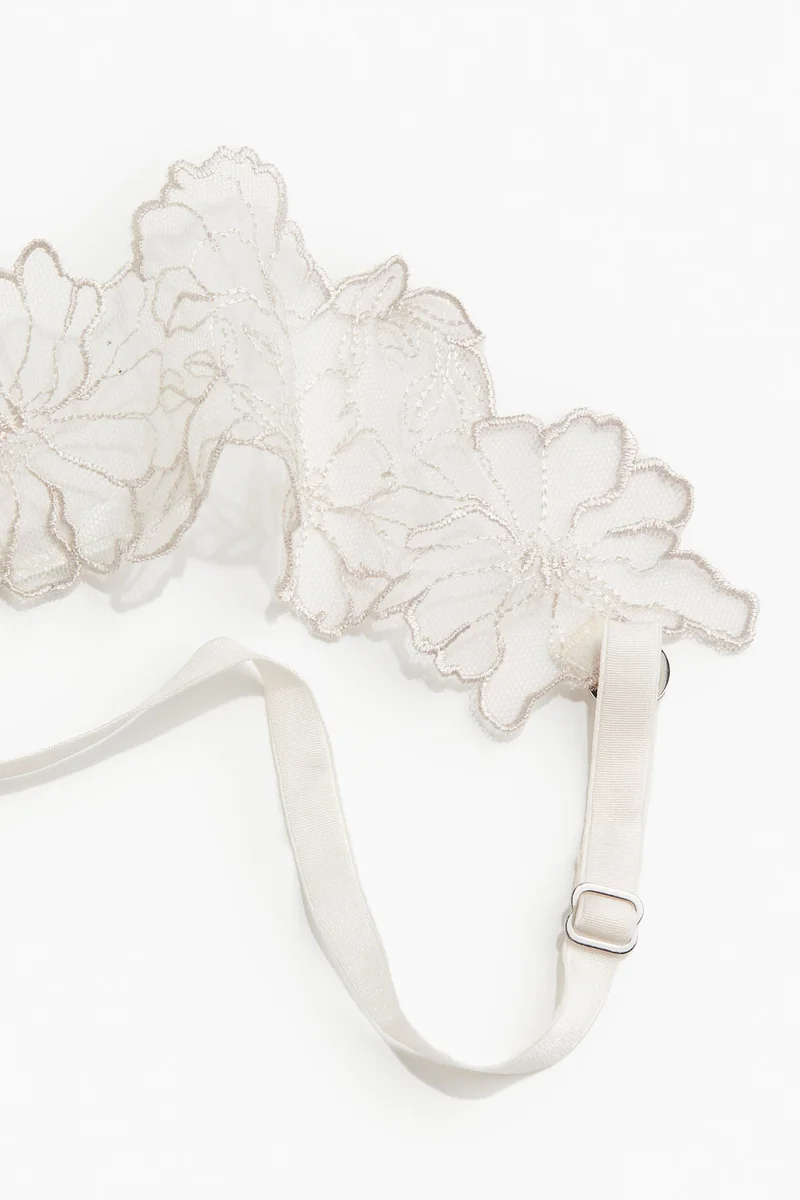H&M Embroidered garter