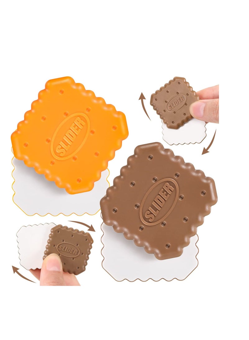 Excefore 3 Pcs Magnetic Fidget Toys, Haptic Coin Fidget Slider, Cute Donuts Biscuits Shape Autism Sensory Toys - Image 1