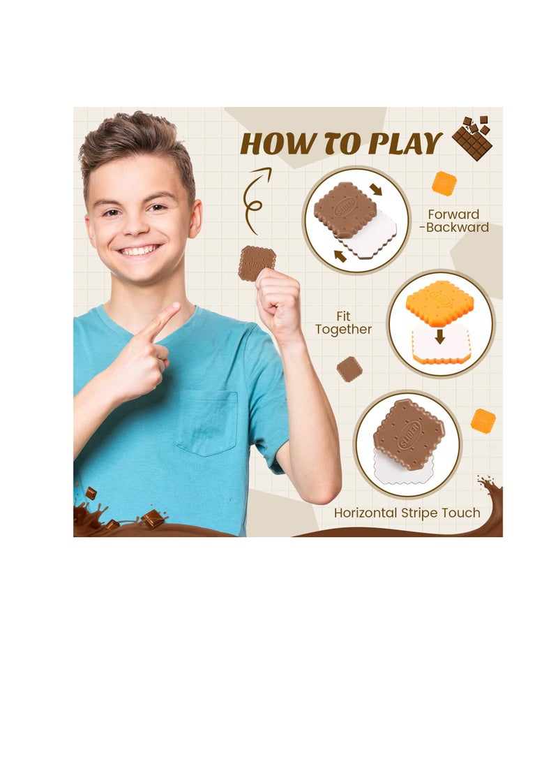 Excefore 3 Pcs Magnetic Fidget Toys, Haptic Coin Fidget Slider, Cute Donuts Biscuits Shape Autism Sensory Toys - Image 4