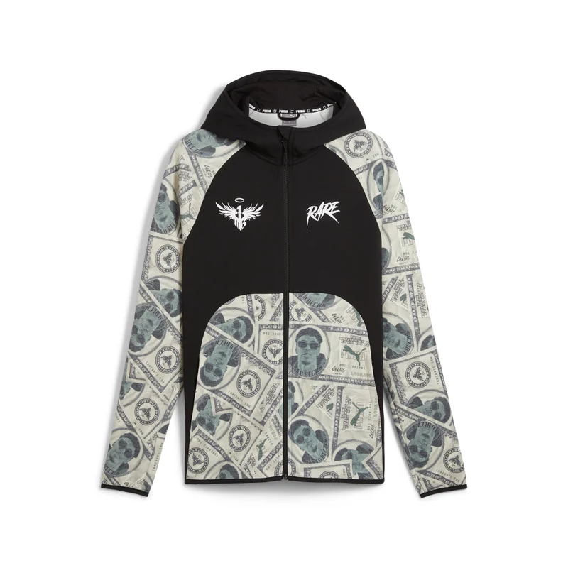 Puma PUMA Black-AOP Melo Bucks Dime Basketball Jacket Men for Men | Best Price UAE