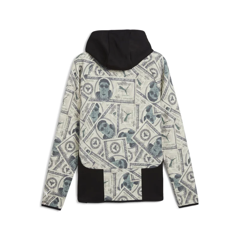 Puma PUMA Black-AOP Melo Bucks Dime Basketball Jacket Men for Men | Best Price UAE