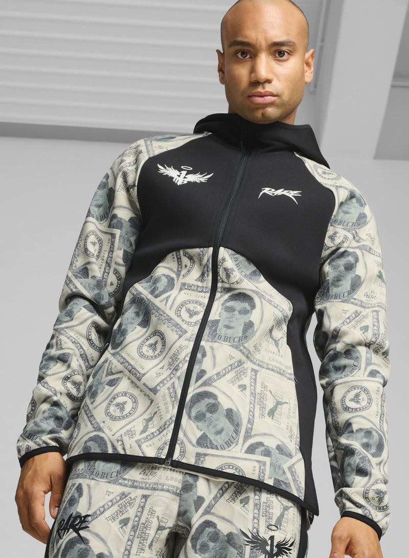 PUMA Melo Bucks Dime Mens Black Basketball Jacket - Image 1