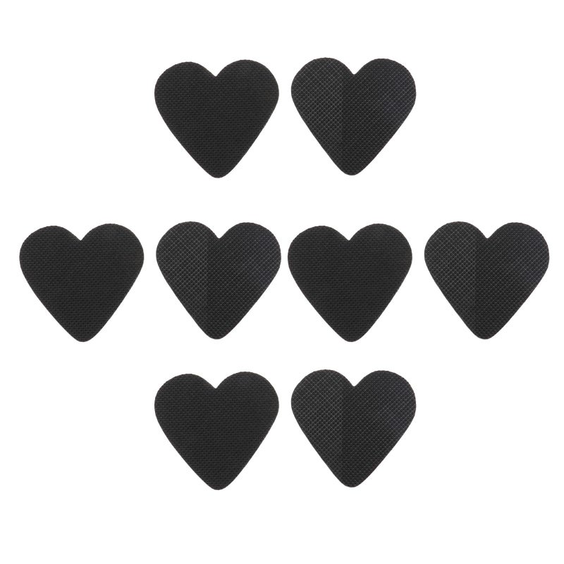 Non Slip Rubber Heel Pads 4 Pairs Anti Wear Protective Sole Stickers for Shoes - Image 2