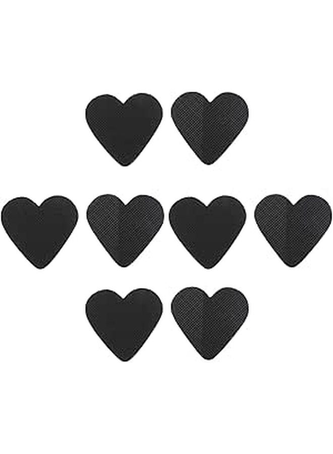 Non Slip Rubber Heel Pads 4 Pairs Anti Wear Protective Sole Stickers for Shoes - Image 1