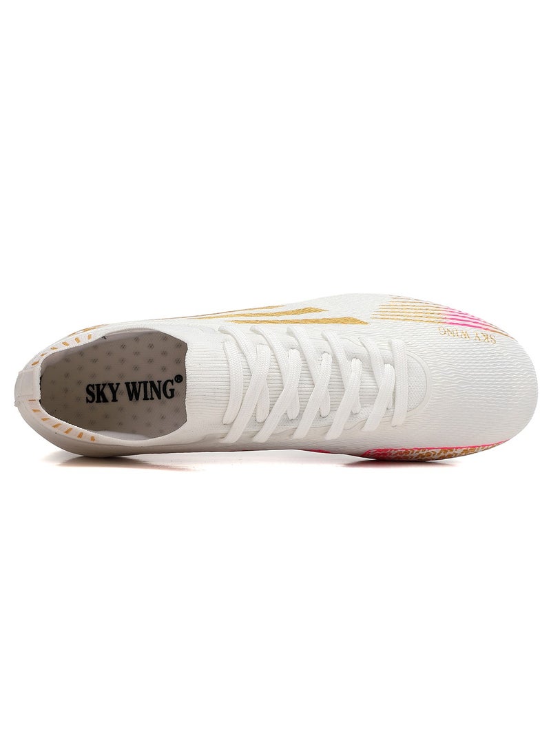 SKY WING Men and Women Soccer Shoes Cleats Professional High Top Breathable Training Football Shoes Unisex Indoor Outdoor Sneakers - Image 5