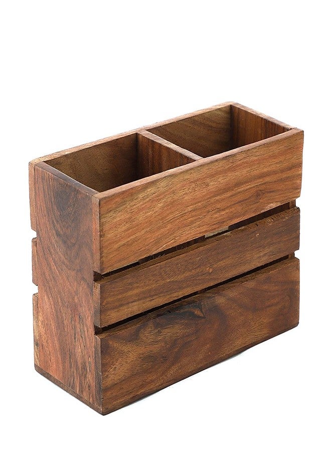 Wooden Cutlery Stand | Spoon Holder | Pen Holder | Multipurpose Stand - Image 2