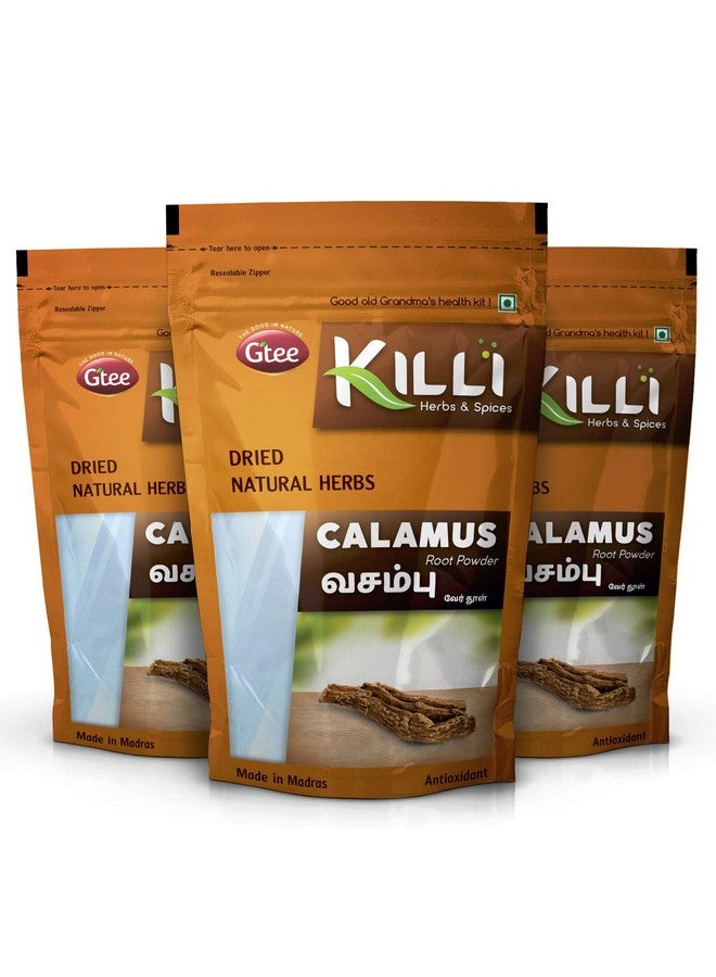 KILLI مسحوق جذر كيللي فاسامبو | أكوروس كالموس | فاشا | فاش | فاسا، 100 جرام (عبوة من 3) - Image 1