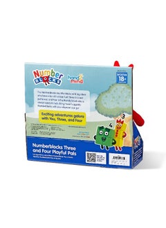 hand2mind Numberblocks Three and Four Playful Pals Plush Toys (Pack of 2)  - Image 3