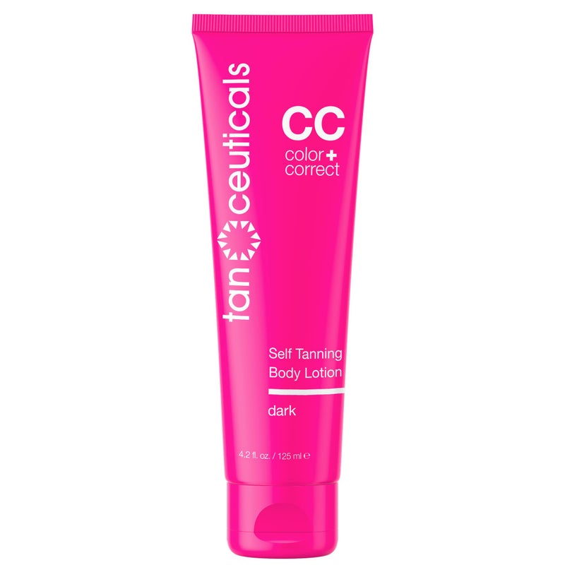 Tanceuticals Self Tanner - Dark Self Tanning Lotion for Body - Gives Natural Looking & Long Lasting Sunless Tan â€“ Quick Fake Tan, Bronze Glow - Fresh Coconut Scent & Healthy Ingredients (Dark) - Image 1
