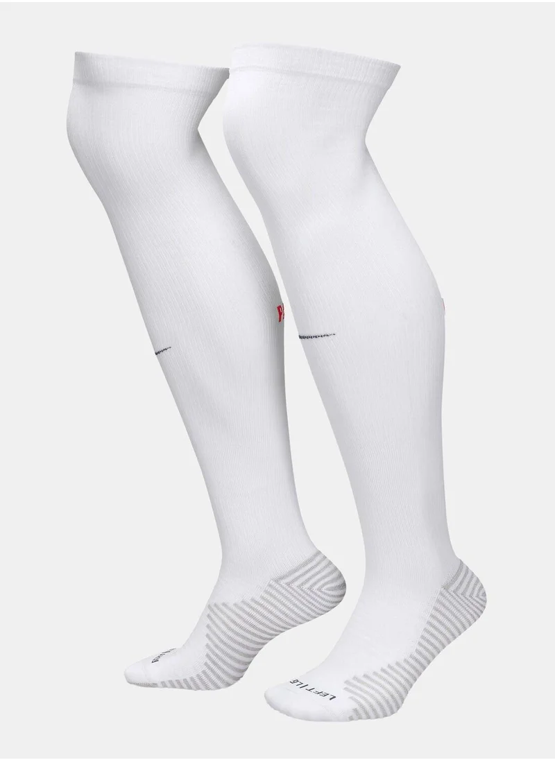 نايكي Men's Paris Saint-Germain Strike Goalkeeper Football Over-The-Calf Socks