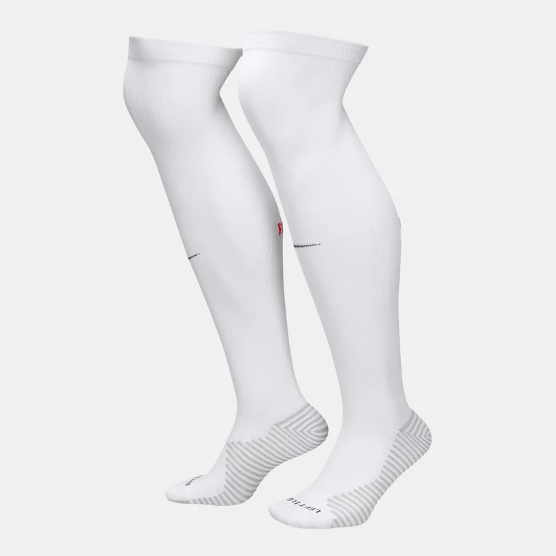 Nike White Men's Paris Saint-Germain Strike Goalkeeper Football Over-The-Calf Socks for Men | Best Price UAE
