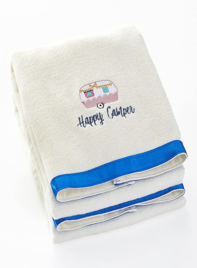 The Lakeside Collection Glamper Bathroom Collection - Set of 2 Hand Towels - Image 5