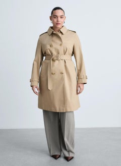 MANGO Classic Trench Coat With Belt  - Image 4