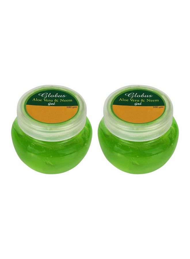 Globus Remedies Aloe Vera And Neem Gel 100 Ml (Pack Of 2) - Image 1