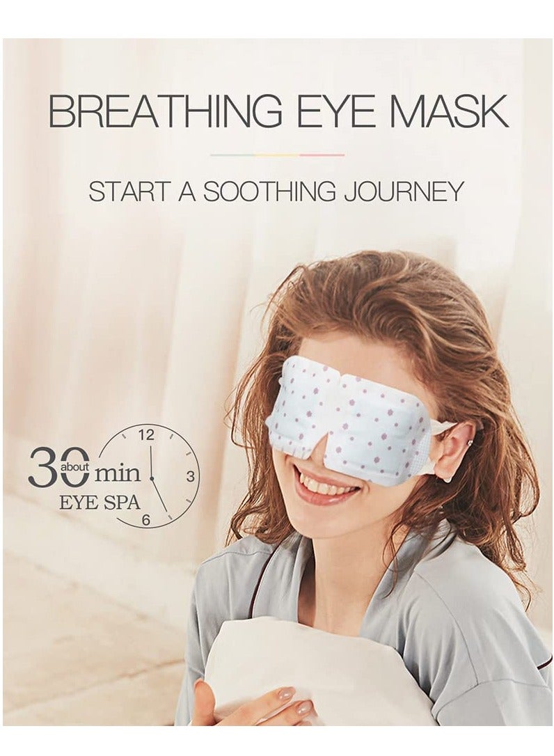 10 Packs Steam Eye Mask, Disposable Warm Compress for Eyes, for Dry Eyes, Overuse of Eyes, Insomnia, Eye Masks for Dark Circles and Puffiness, Bags Under The Eyes, Eye Relax (Lavender) - Image 4