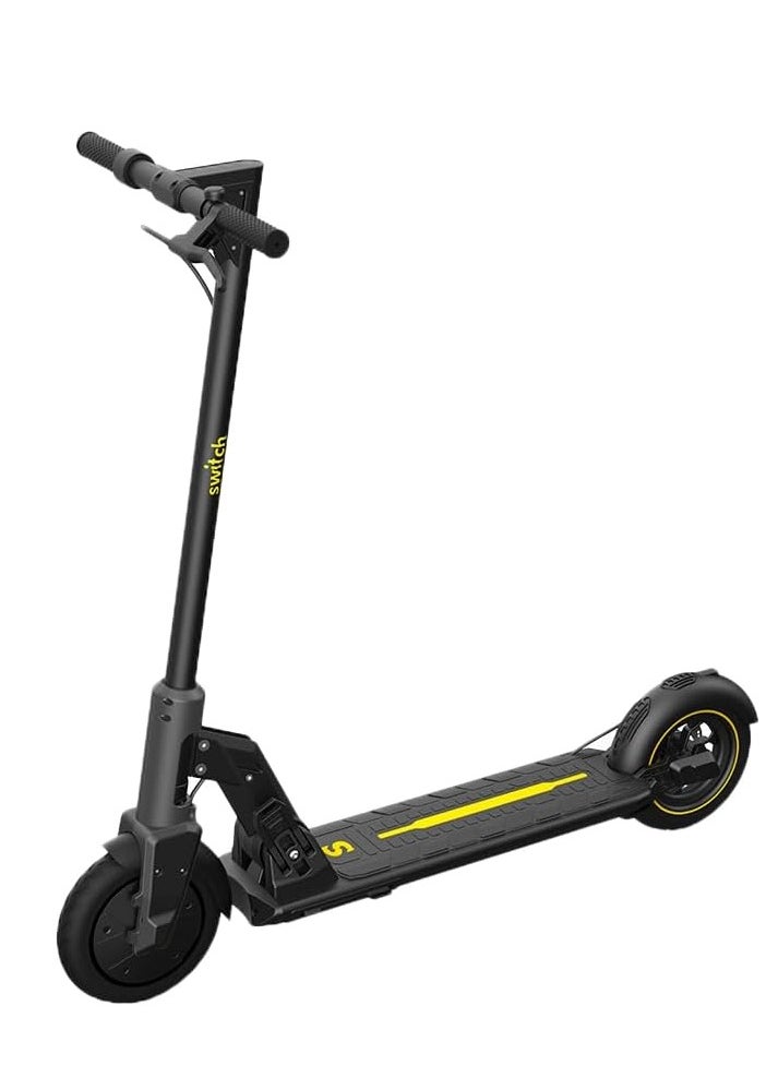 Switch - Es-B110 E-Scooter Black - 350W Motor, 25 Km/H Speed, Rear Suspension, Led Front & Rear Lights, Smooth & Safe City Riding - Image 1