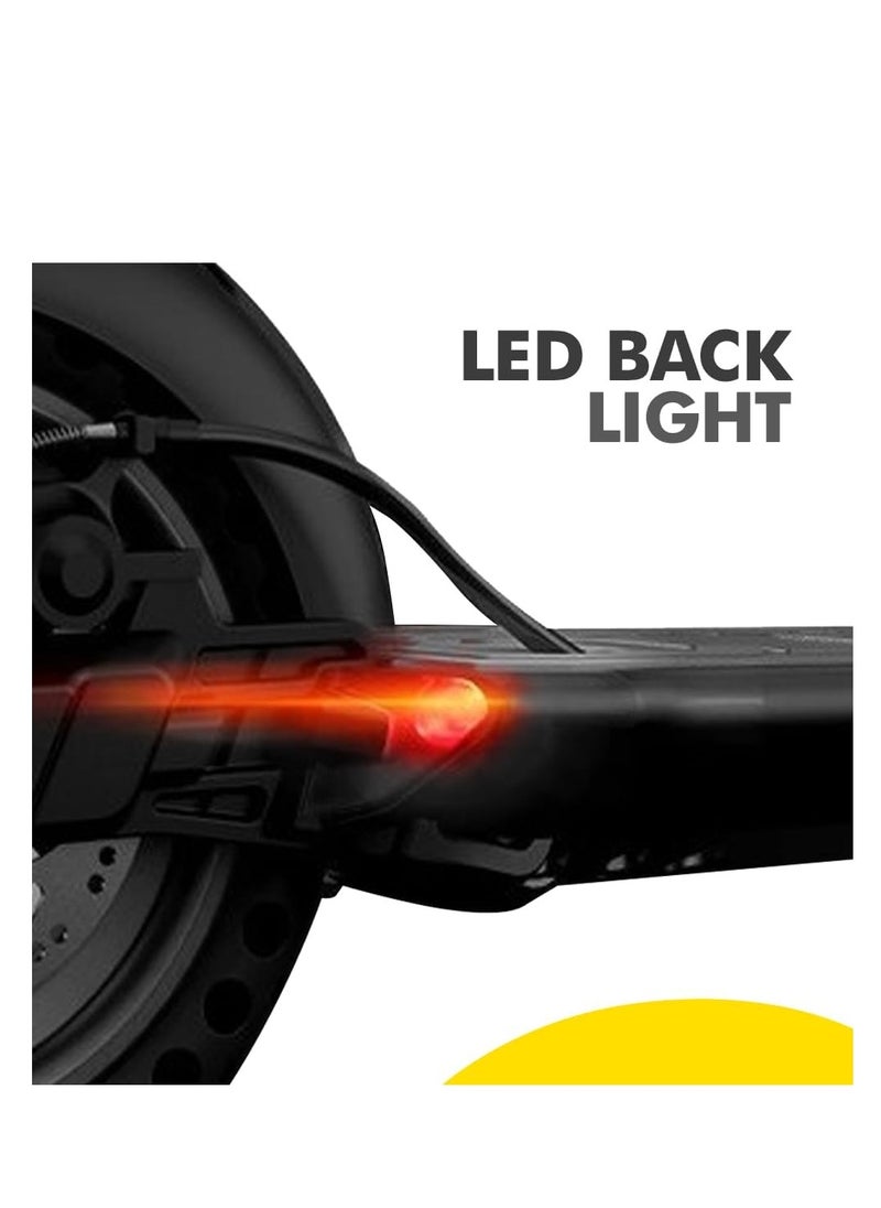Switch - Es-B110 E-Scooter Black - 350W Motor, 25 Km/H Speed, Rear Suspension, Led Front & Rear Lights, Smooth & Safe City Riding - Image 1